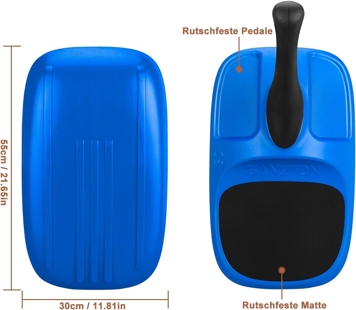 Schlitten Rasantes Wintervergnügen - Rodel & Bob Schlitten für Kinder, (Erwachsene - HDPE Material, ergonomisches Design), Spaß für die ganze Familie - Cooler Schnee- und Rodelspaß im Winter