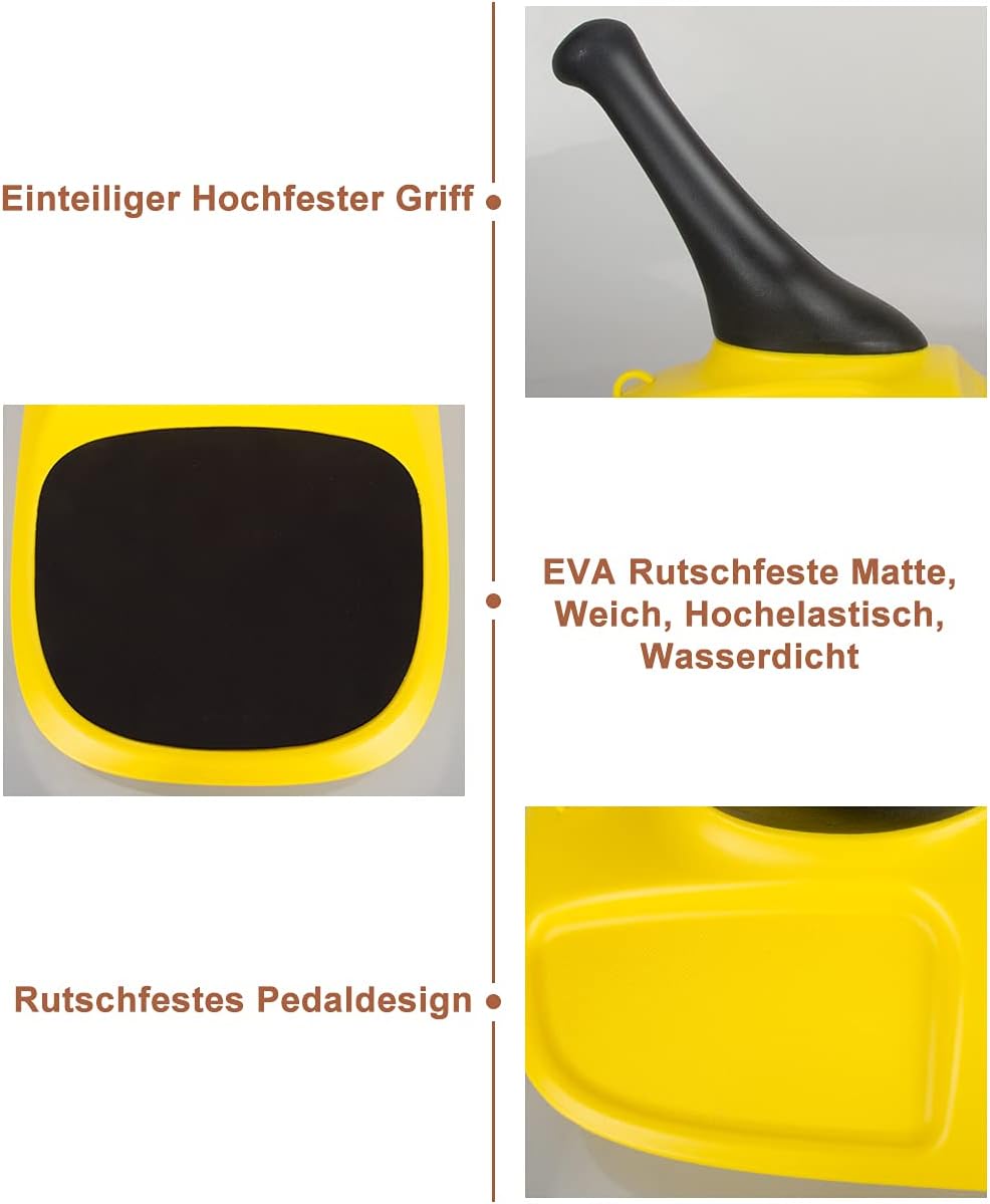 Schlitten Rasantes Wintervergnügen - Rodel & Bob Schlitten für Kinder, (Erwachsene - HDPE Material, ergonomisches Design), Spaß für die ganze Familie - Cooler Schnee- und Rodelspaß im Winter