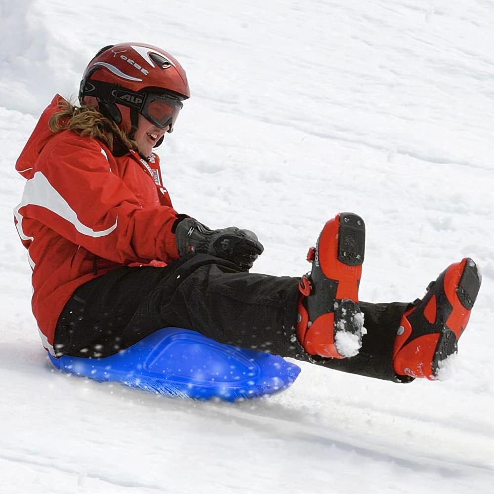 Schlitten Rasantes Wintervergnügen - Rodel & Bob Schlitten für Kinder, (Erwachsene - HDPE Material, ergonomisches Design), Spaß für die ganze Familie - Cooler Schnee- und Rodelspaß im Winter