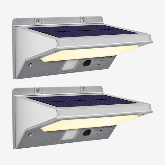 2x 4.2W Solarlampen für Außen, Multi Funktion