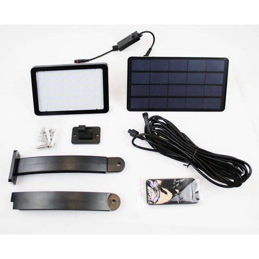 Fine Life Pro 18W Solar Lampe(10.7 cm x 15 cm) für die Wand (48 LED), Garten- und Außenlampe